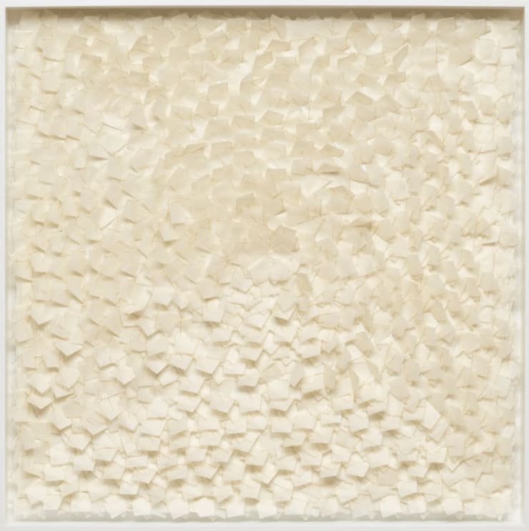 RN136-31⁄2-21 Folded Burnt Edge, 2021 Paper 36 x 36 x 3 ½ inches