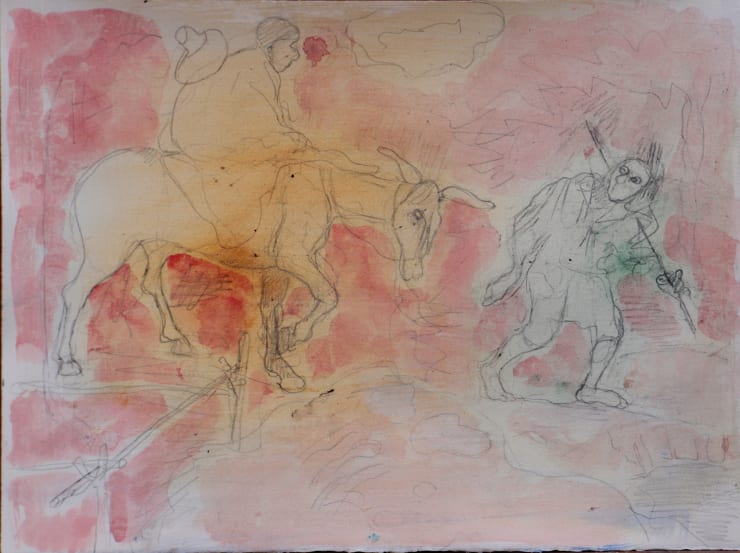 Journey, 2022-2023 Watercolor and pencil on paper 11 x 15 inches