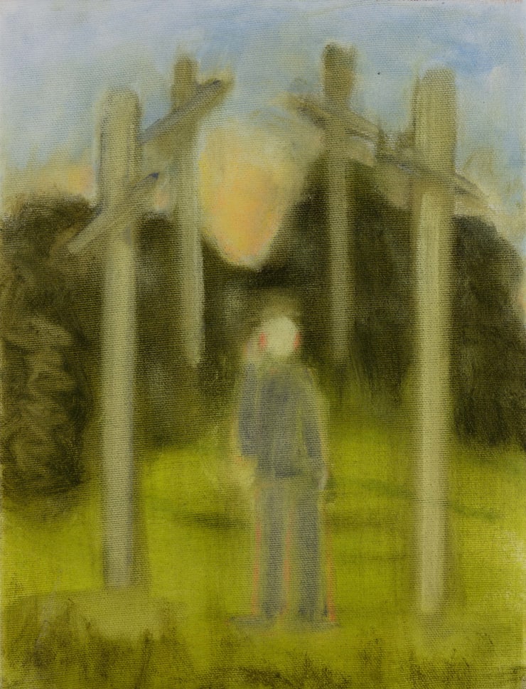 Kathryn Lynch, Man on Phone, 2021