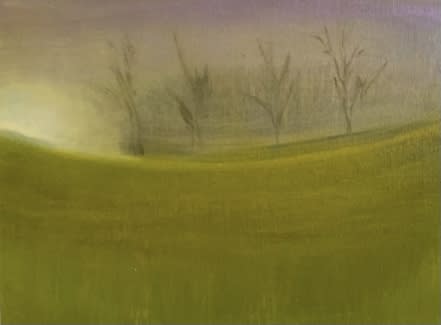 Kathryn Lynch, Field with Setting Sun, 2021