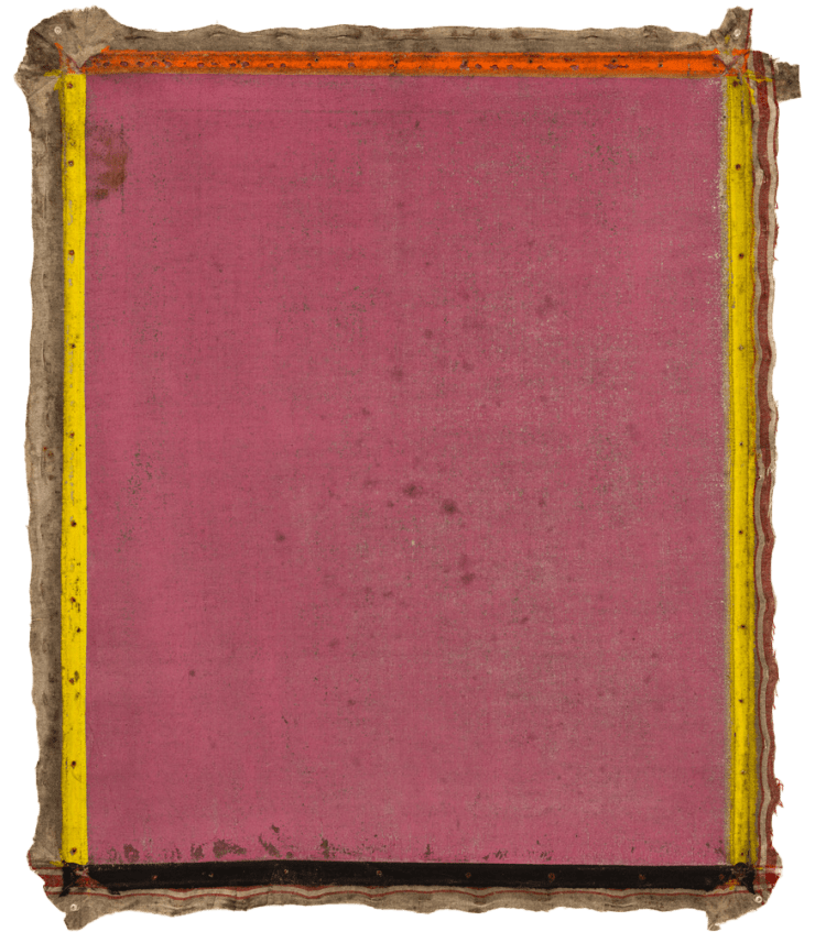 Untitled (Rose H-241), 2020-2025 Oil on linen 36 3/4 x 30 inches Framed dimensions 39 3/4 x 34 inches