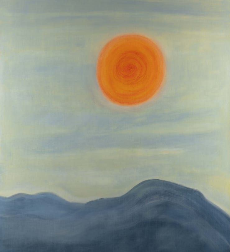 Kathryn Lynch, Orange Sun Over Mountain, 2021