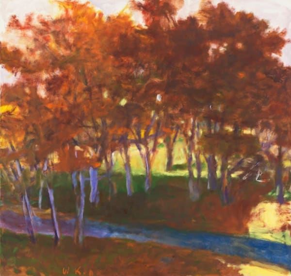 Wolf Kahn, On the Bank of the Gihon River, 2005