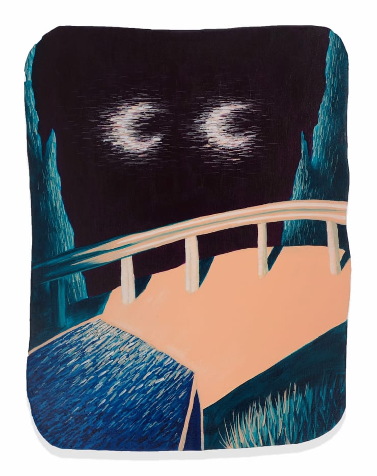 Eliot Greenwald, Night Car (Bend), 2020