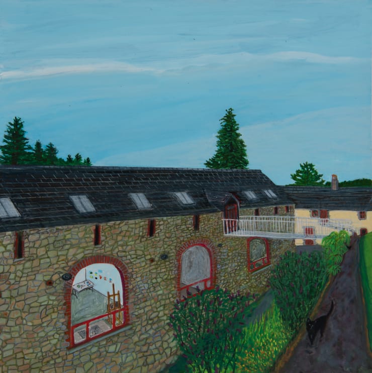 Sarah McEneaney, Studio 3 Outside Inside, 2023