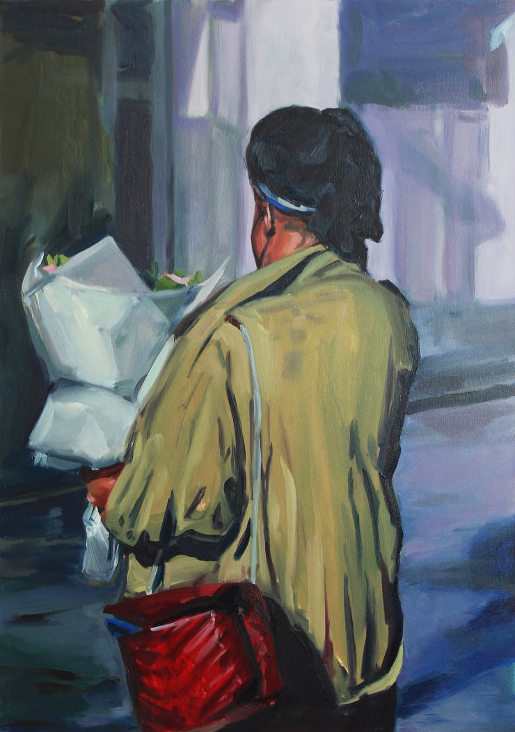 Thomas Cameron, Woman with Flowers, 2022