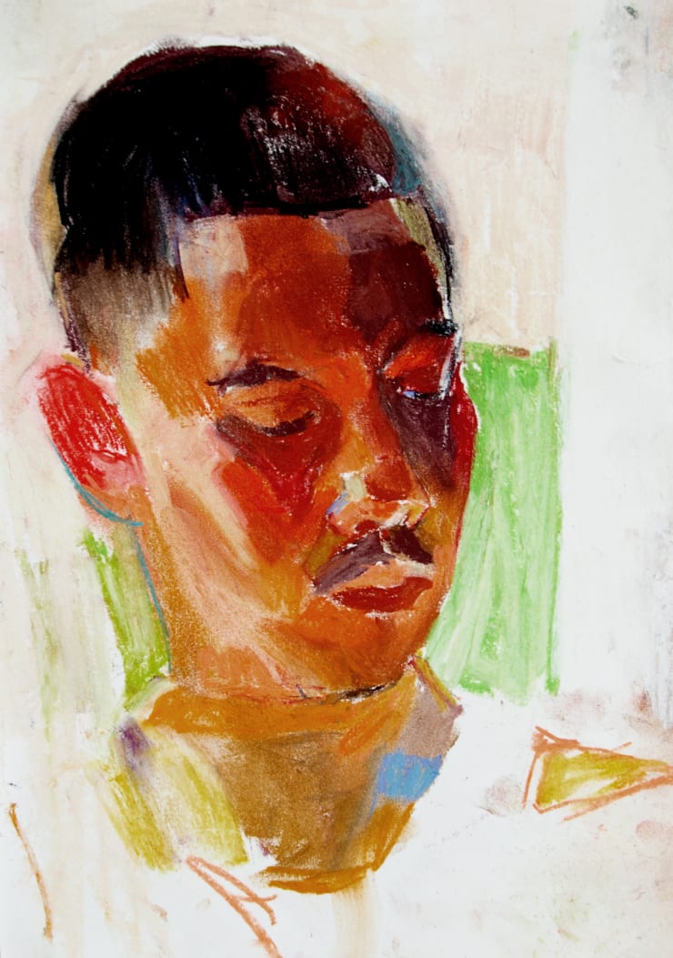 Mikey Yates, Study for Wildfire, 2020