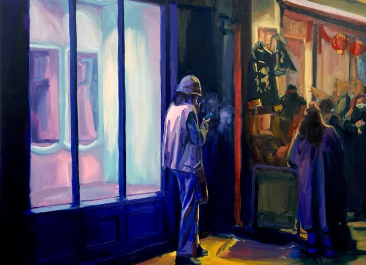 Thomas Cameron, Waiting in Chinatown, 2022