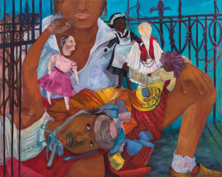 Philemona Williamson, The Gathering, 2021, Courtesy of June Kelly Gallery