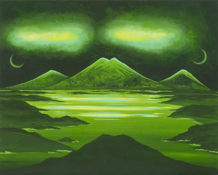 Jen Hitchings, Lunar Cycle (Teal), 2021