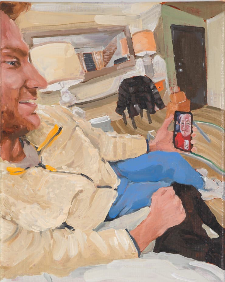 Nick Hoover, Untitled (Jess Love on FaceTime), 2021