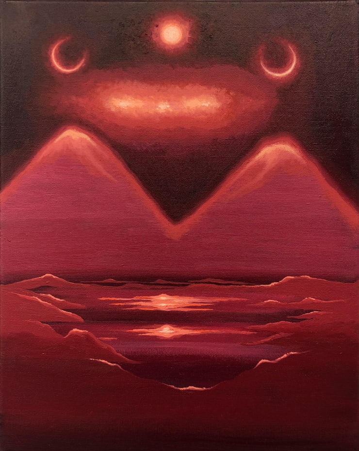 Jen Hitchings, Lunar Cycle (Menses Study), 2021