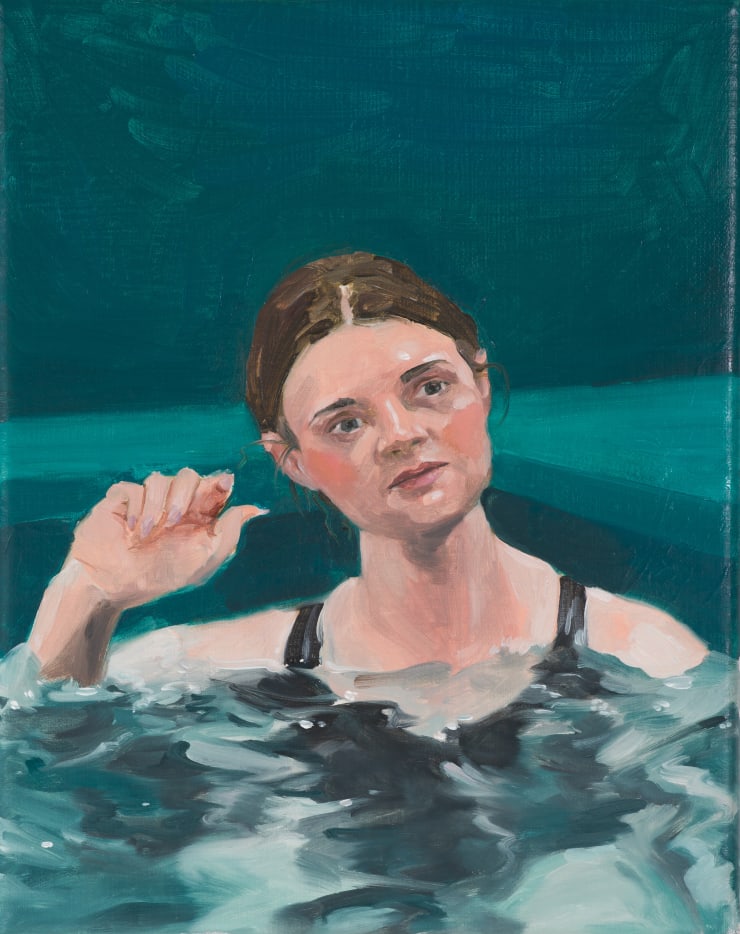 Nick Hoover, Untitled (Gayle at The Bath), 2021