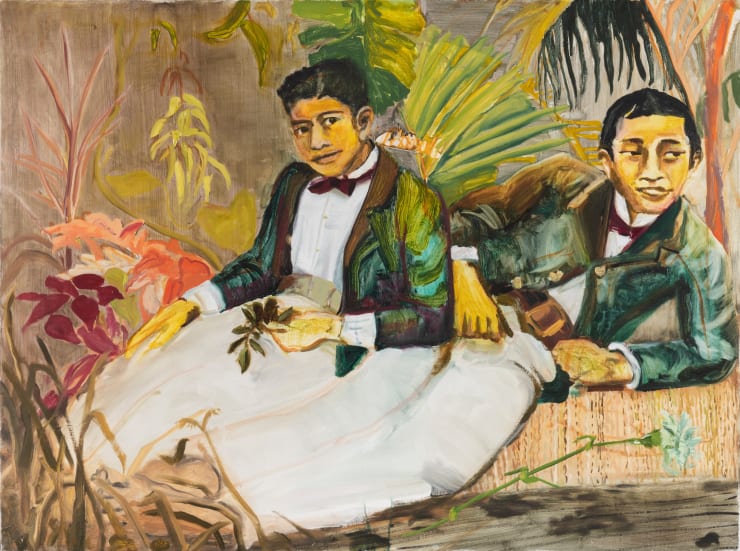 Maia Cruz Palileo, Green Carnations, 2018