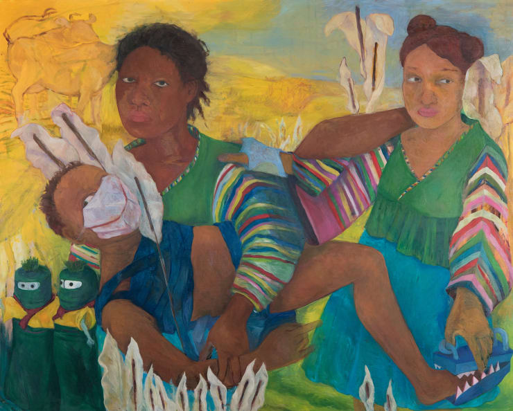 Philemona Williamson, Cradle, 2022, Courtesy of June Kelly Gallery