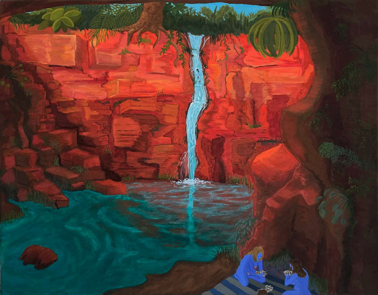 Christina Lucia Giuffrida, Gin Rummy in the Secret Spot, 2021