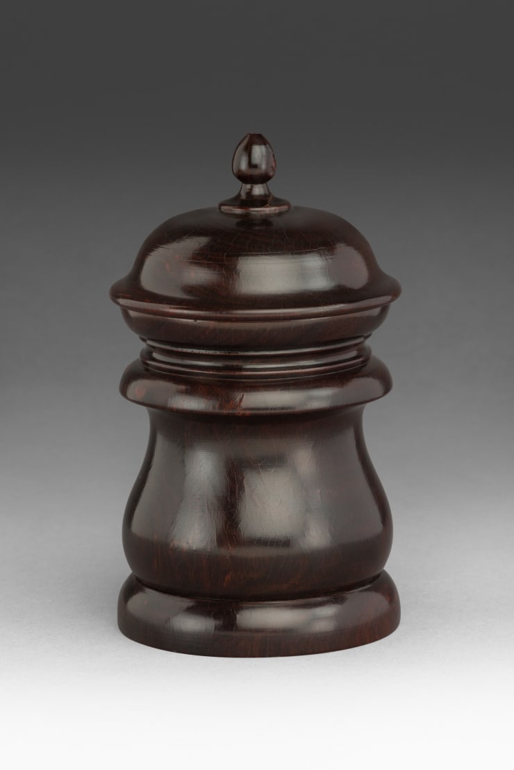 Coulborn antiques 18th Century Turned Lignum Vitae Condiment