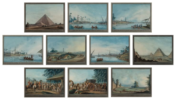 Luigi Mayer (Italian/German 1755-1803) - Set of Ten Views