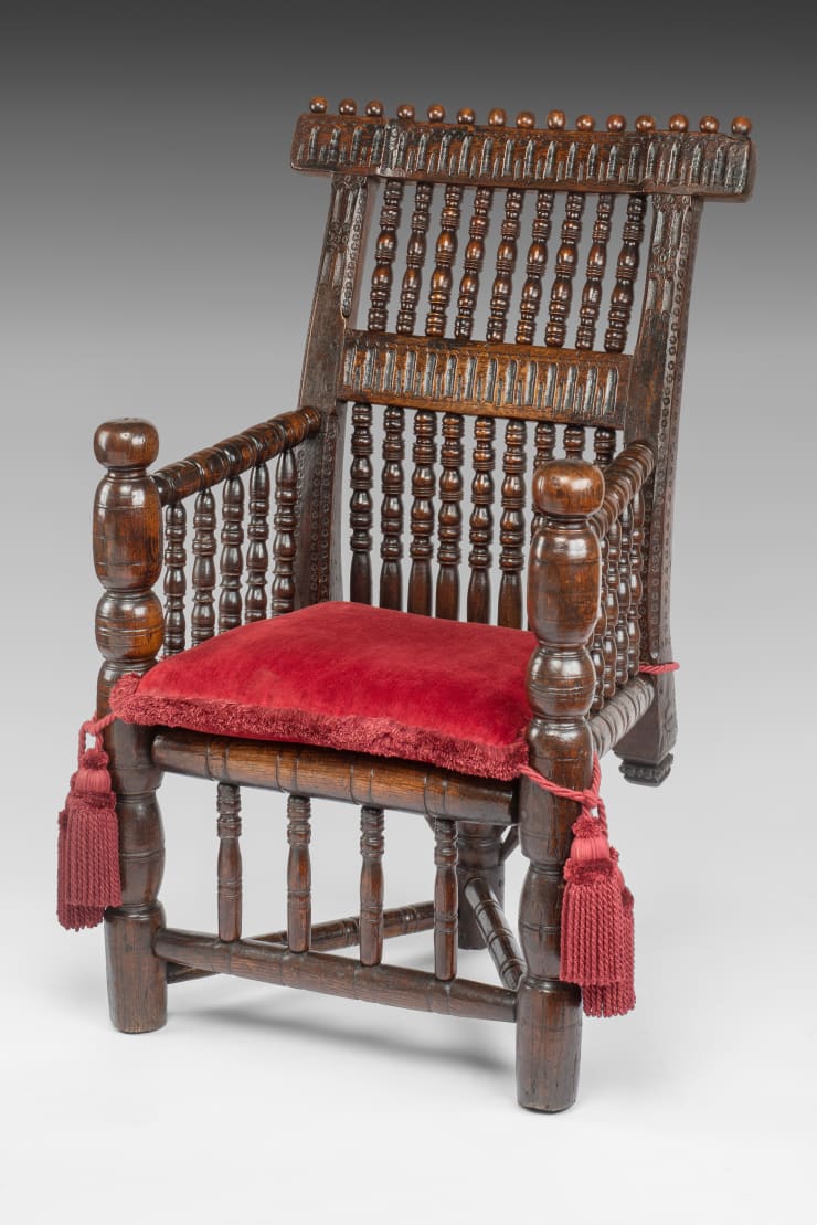 James I Oak and Ash Turner’s/Thrown Armchair