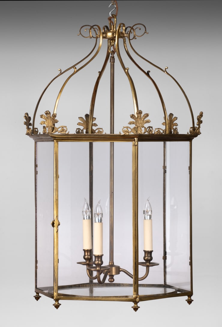 English Regency Gilt brass Lantern