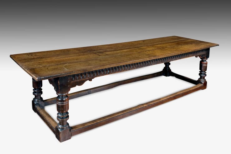 Coulborn antique Slideshow 17th Century Oak Refectory Table
