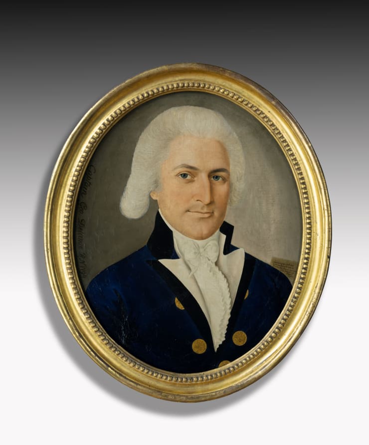 Spoilum (fl 1770-1805) – Portrait of Captain George Delanoe, RN