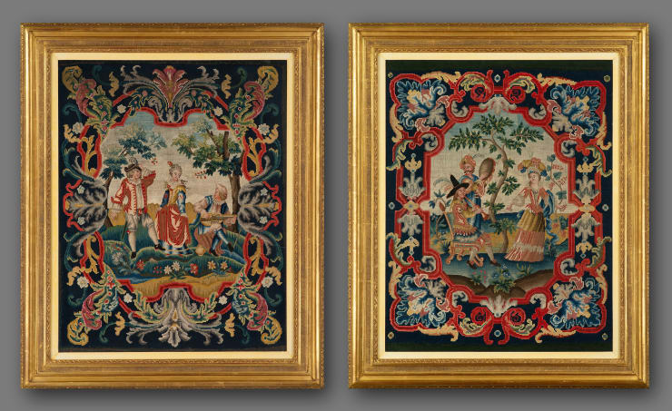 Pair of Needlepoint Pictures