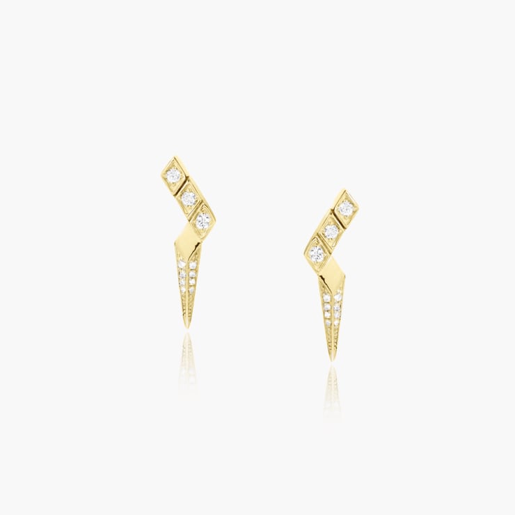 Simone, Rockstar Lightning Earrings