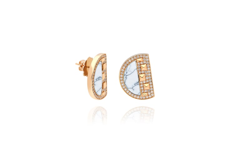 Terzihan, Neutra: Cairo Earring w/White Agate