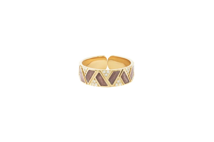 Alessa Jewelry, BINARY CONTINUITY 6MM RING