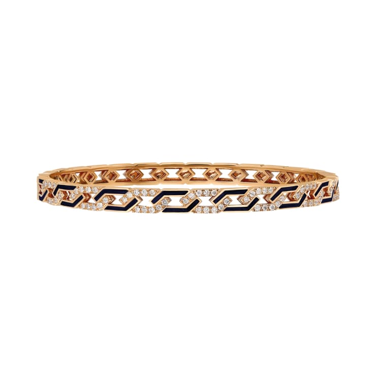 Terzihan, Fizzy: Rebel Bracelet W/diamonds - Black