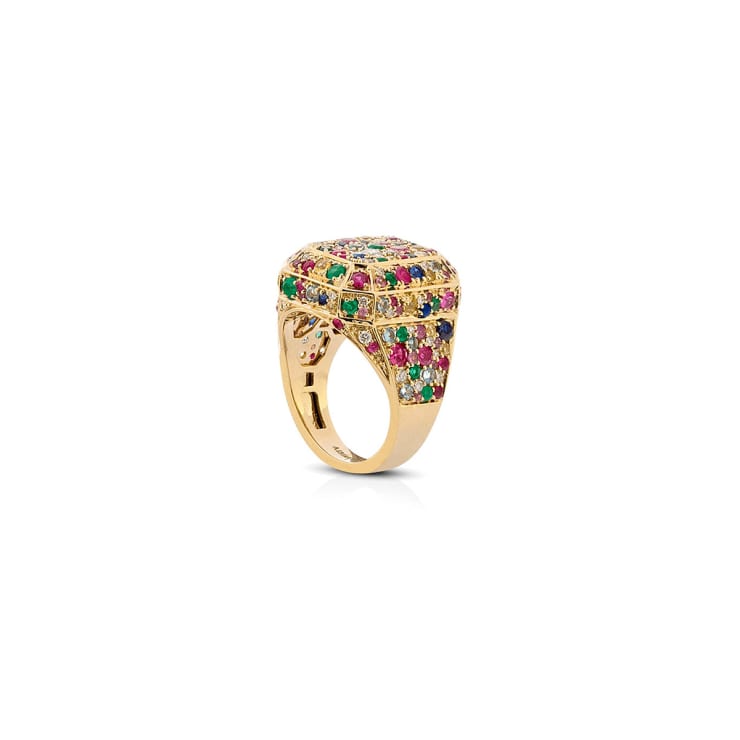 Aisha Baker, Prism: Disco Yellow Gold Ring