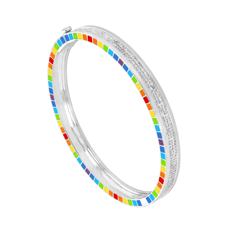 Aisha Baker, Me Diamond-Paved White Gold Bracelet