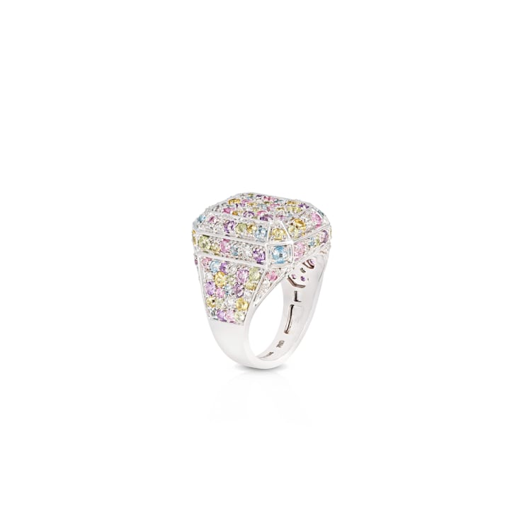 Aisha Baker, Prism: Disco White Gold Ring