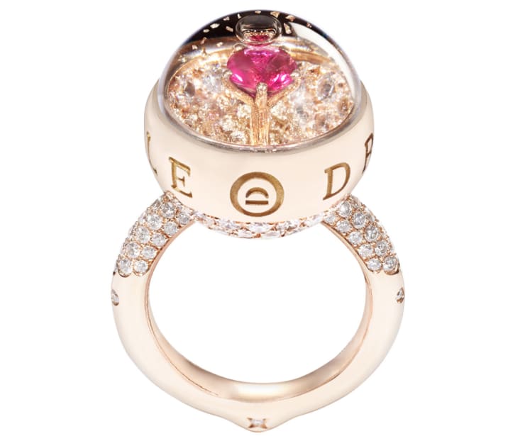 Dreamboule, SOLITAIRE, Chic & Shine collection Ruby ring