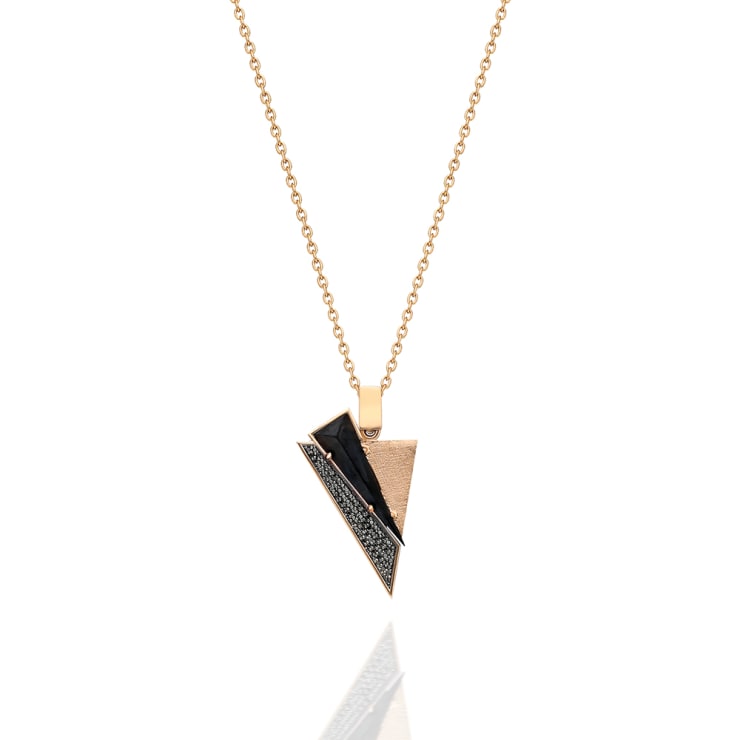 Terzihan, Neutra: Black Aztec Pendant w/ Black Onyx