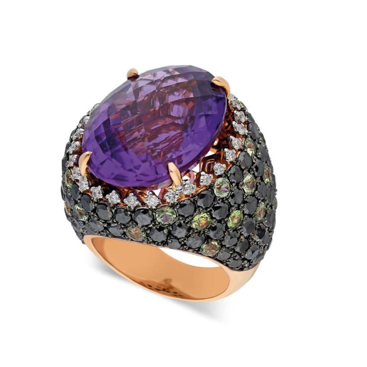 Terzihan, Kameleona: Purple Dark Cocktail Ring