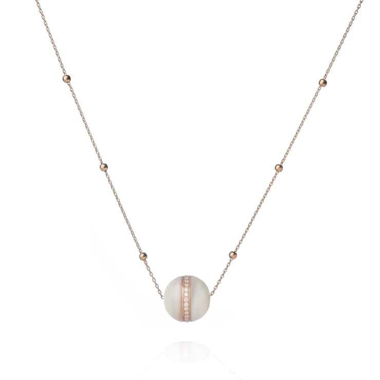 Dreamboule, White Mother Of Pearl: Cabochon / Cabochon