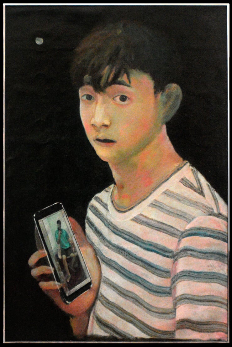 Zearo, Self Portrait with Kev, 2022