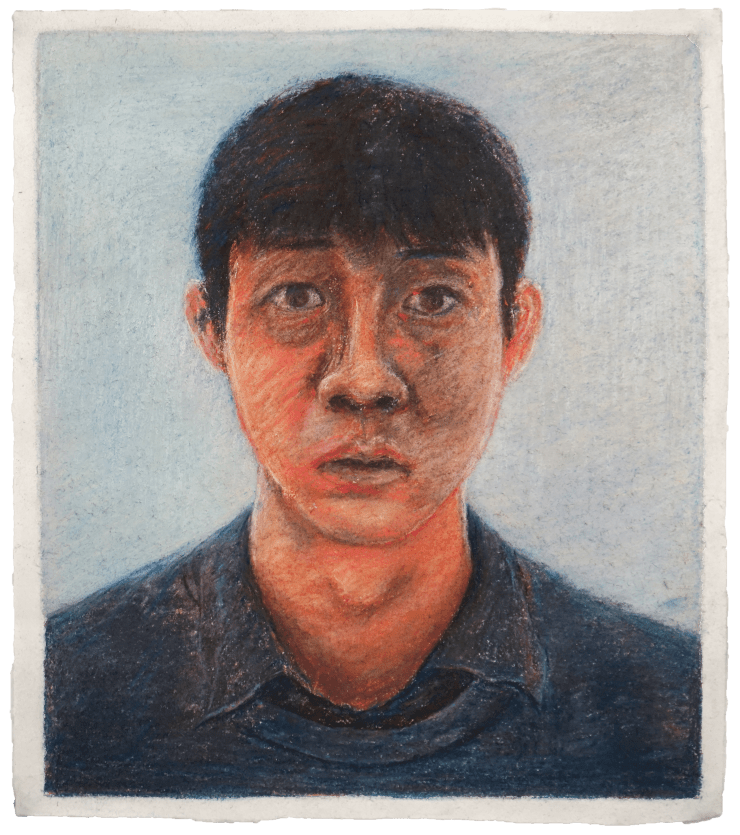 Zearo, Self Portrait in Blue, 2023