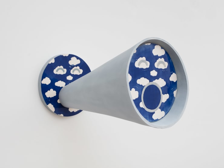 Emma Hart, Megaphone (clouds), 2020