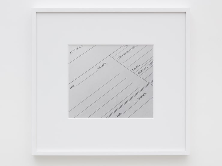 Buck Ellison, Untitled (Shares), 2016