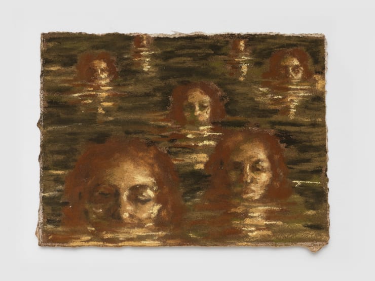 Sophie Ruigrok, Self portrait in the sea, 2020