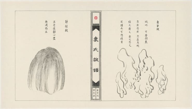 袁慧莉 Yuan Hui-Li, 袁氏皴譜：舞筆皴＋靜絲皴 Manual of Yuan’s Texturizing Strokes: The Dancing-Brush Stroke and the Silent-Thread Stroke , 2019