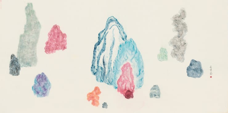 袁慧莉 Yuan Hui-Li, 孤山水 No.37 Discrete Islands No.37 , 2023