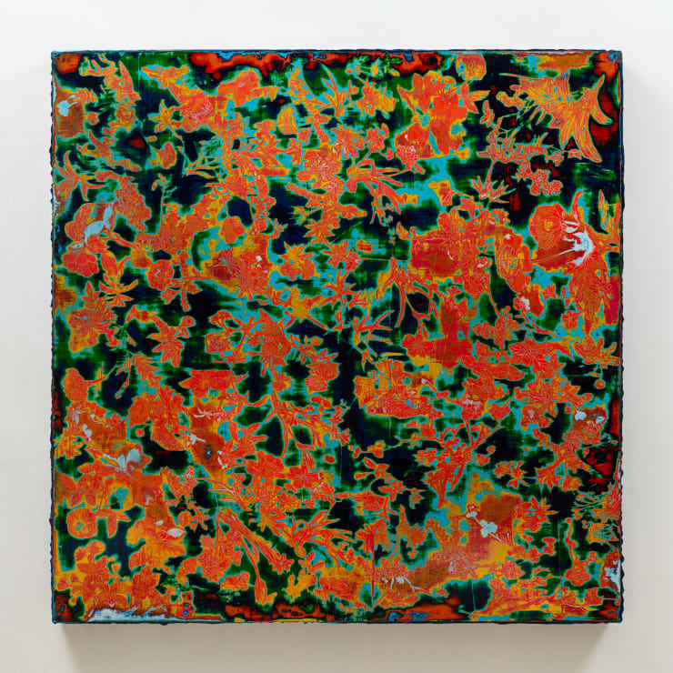 蘇孟鴻 Su Meng-Hung, 橙黃橘綠花鳥圖 Flora and Fauna in Orange Yellow and Tangerine Green, 2023