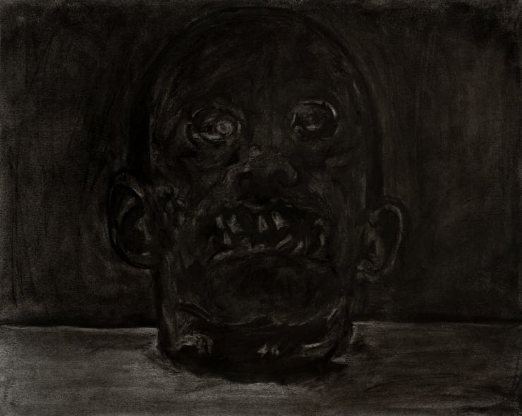 Felix Shumba, The yard friezes at the unknown, (in thought of hymn rain), 2024