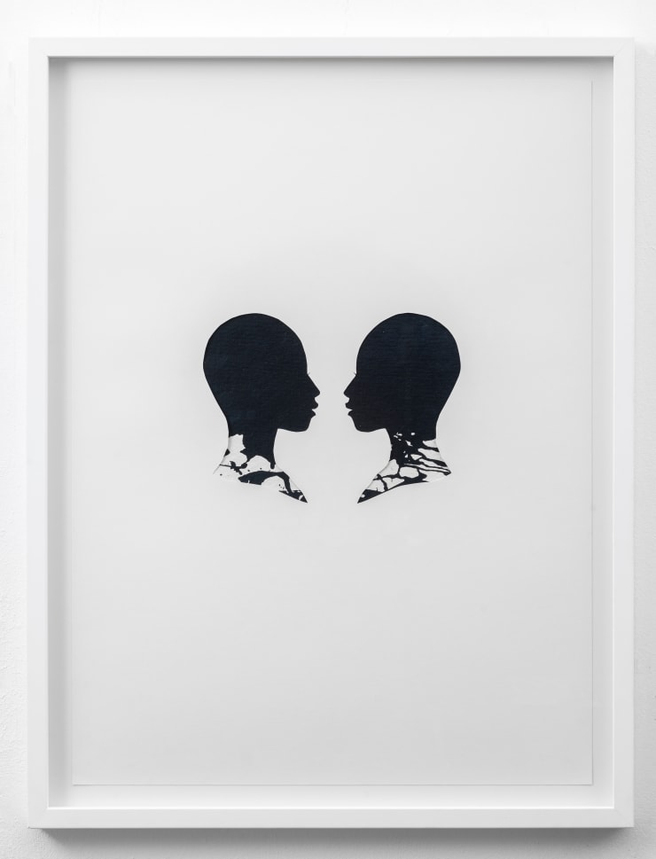 Mary Evans, Mirror Image Blue Black, 2013