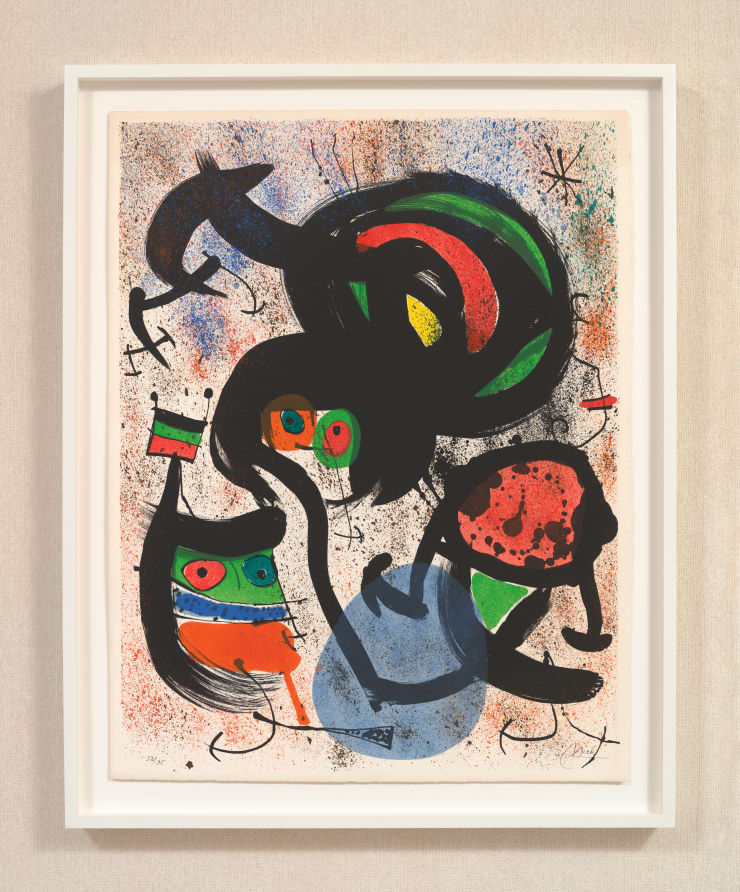 Joan Miro (1893-1983), The Seers (Les Voyants), Plate 2, 1970