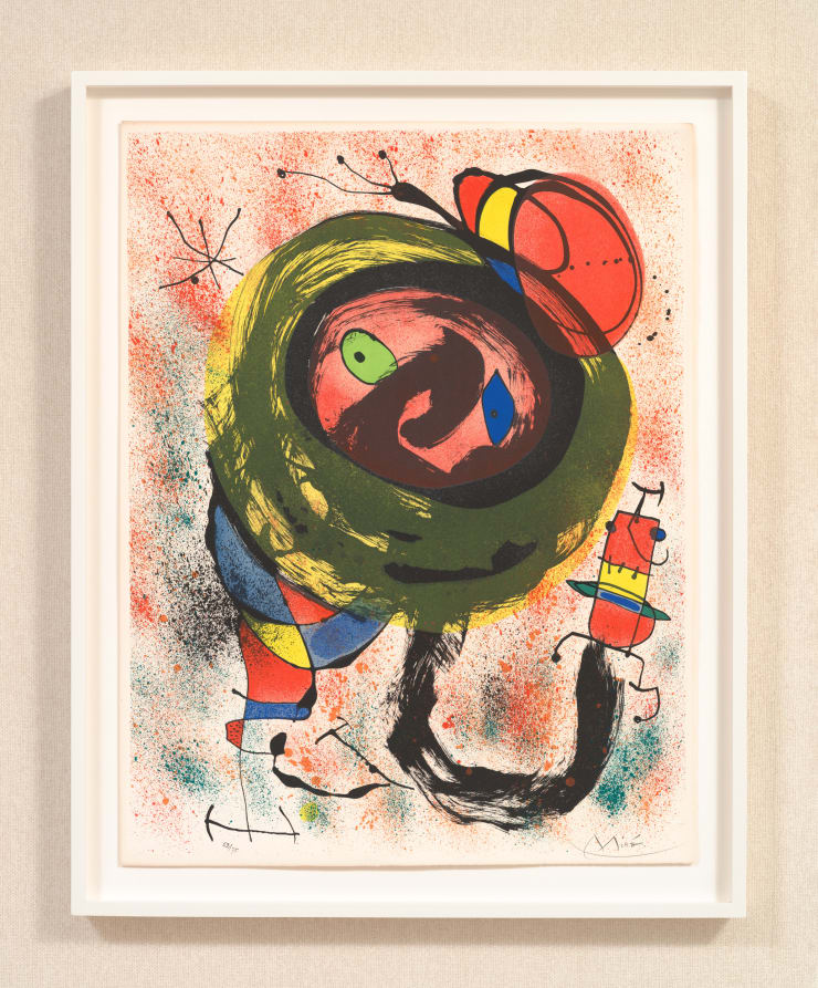 Joan Miro (Spanish, 1893-1983), The Seers (Les Voyants), Plate 5, 1970